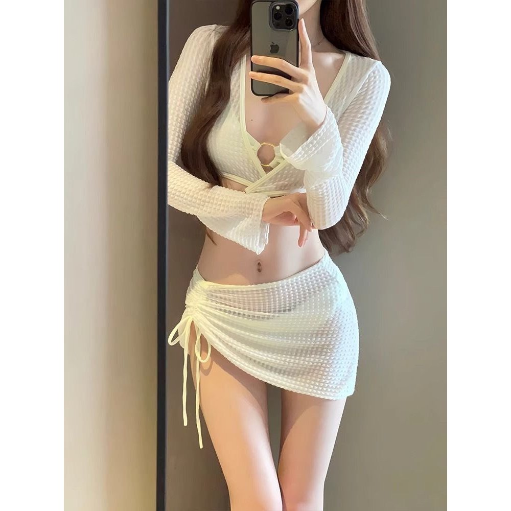 Set bộ đồ bơi bikini 4 chi tiết tách rời có đệm ngực sexy gợi cảm xu hướng mùa hè hottrend BKN18