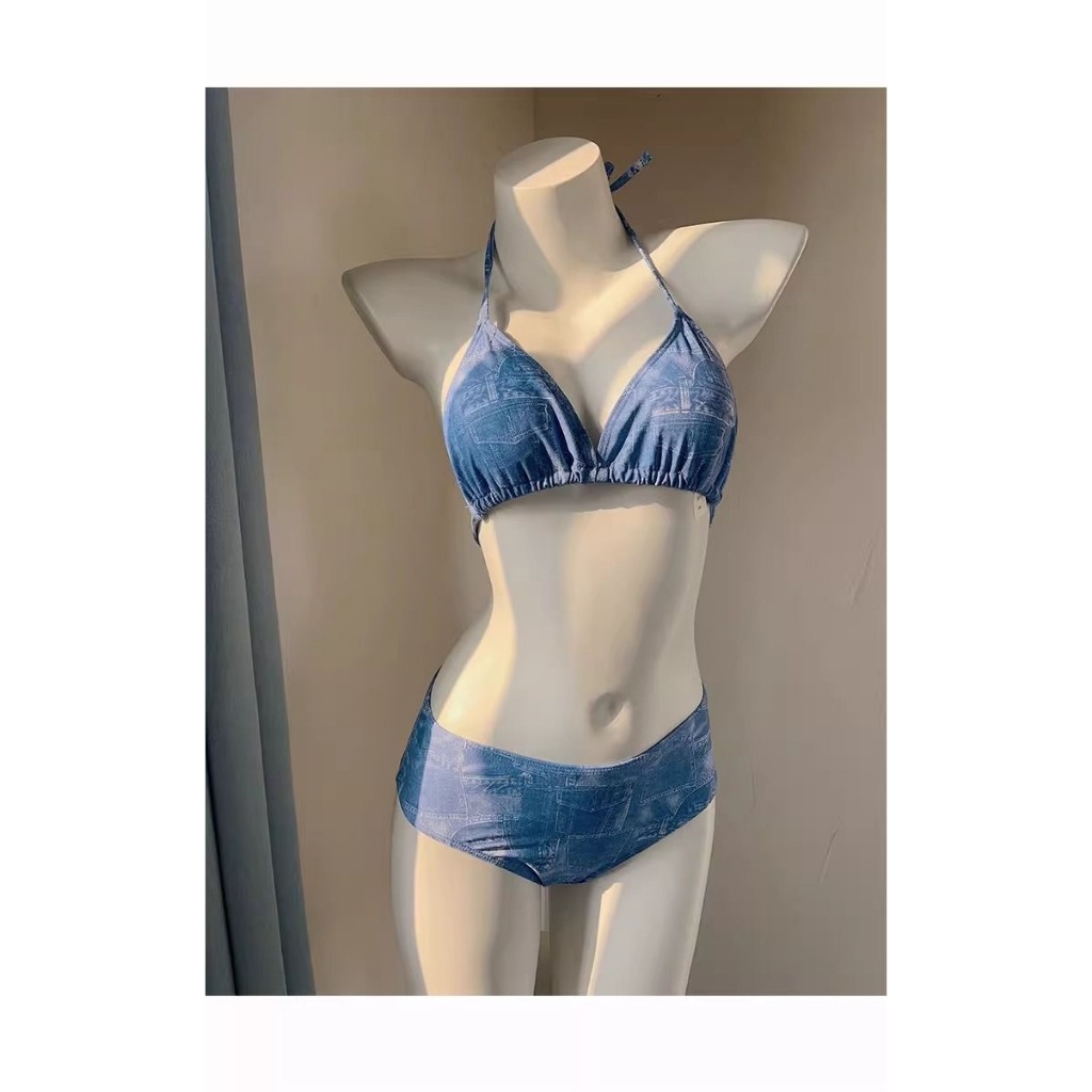 Set bộ đồ bơi bikini áo tắm 4 chi tiết tách rời thiết kế nhún bèo gợi cảm hottrend BKN19