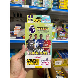 [ Star Signings Booster Set ] Hộp Thẻ Cầu Panini Permier League Star Signings Booster Set 2023/24 2024( 51 Thẻ )