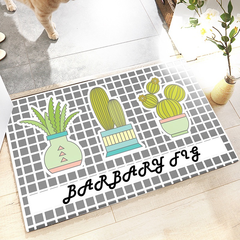 Thảm Vải Dệt [HÀNG CAO CẤP XẢ KHO] , Thảm Chùi Chân Nhà Tắm Vải Dệt 3D Hút Nước Siêu Thấm