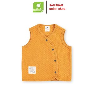Áo gile chần bông cài lệch 1 lớp cho bé trai/bé gái LULABBY NH533M