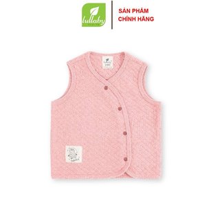 Áo gile chần bông cài lệch 1 lớp cho bé trai/bé gái LULABBY NH533M