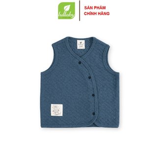 Áo gile chần bông cài lệch 1 lớp cho bé trai/bé gái LULABBY NH533M