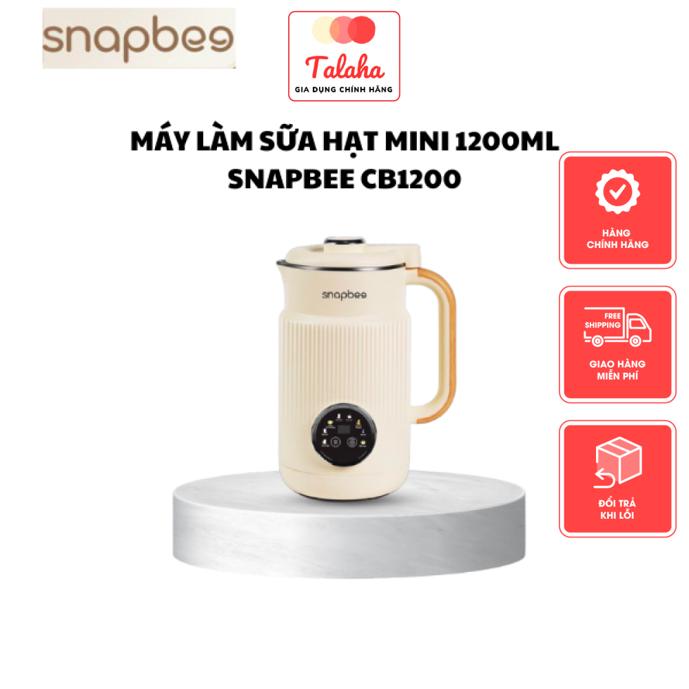 Máy làm sữa hạt Snapbee CB1200 - Dung tích 1200 ml - 9 chế độ nấu đa ...