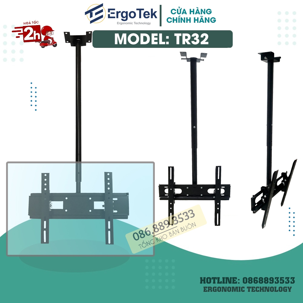 Giá treo tivi thả trần TR32 32 - 43 inch - Giá Treo Tivi Ngược Trần ...