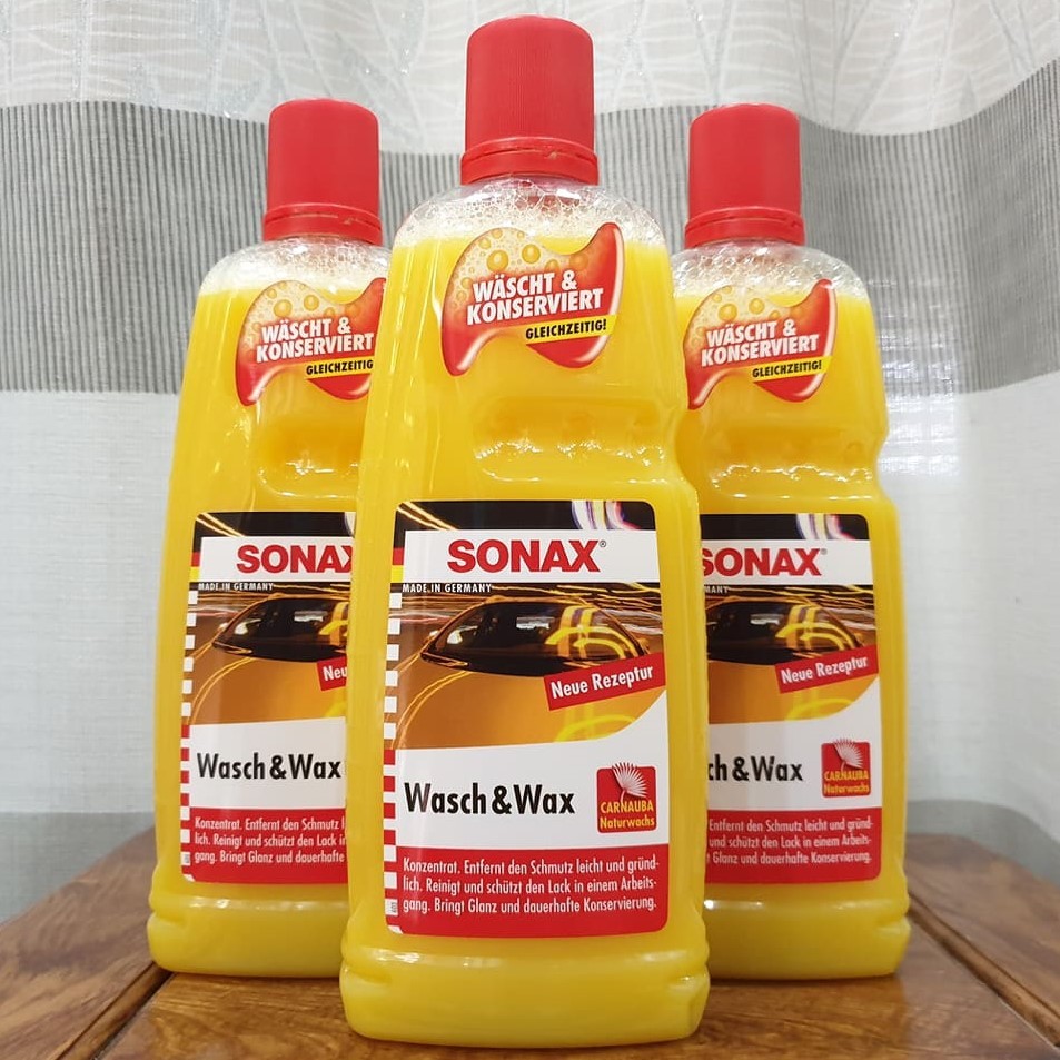 NƯỚC RỬA XE VÀ WAX BÓNG SƠN - SONAX WASH & WAX 1000ML | Shopee Việt Nam