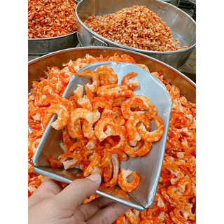 Tôm Thẻ Thiên Nhiên Sấy Giòn Size Siêu To Siêu Ngon 500Gram Hút Chân Không (HNN).