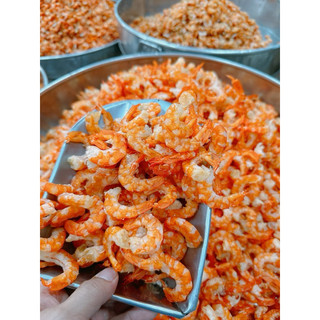 Tôm Thẻ Thiên Nhiên Sấy Giòn Size Siêu To Siêu Ngon 500Gram Hút Chân Không (HNN).