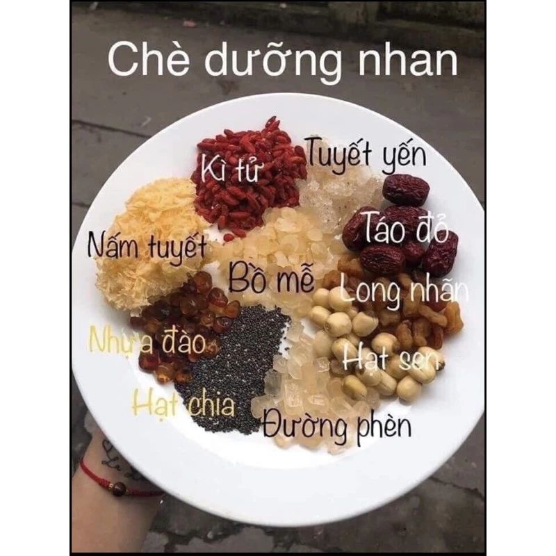 Sét nguyên liệu nấu chè dưỡng nhan -12 vị