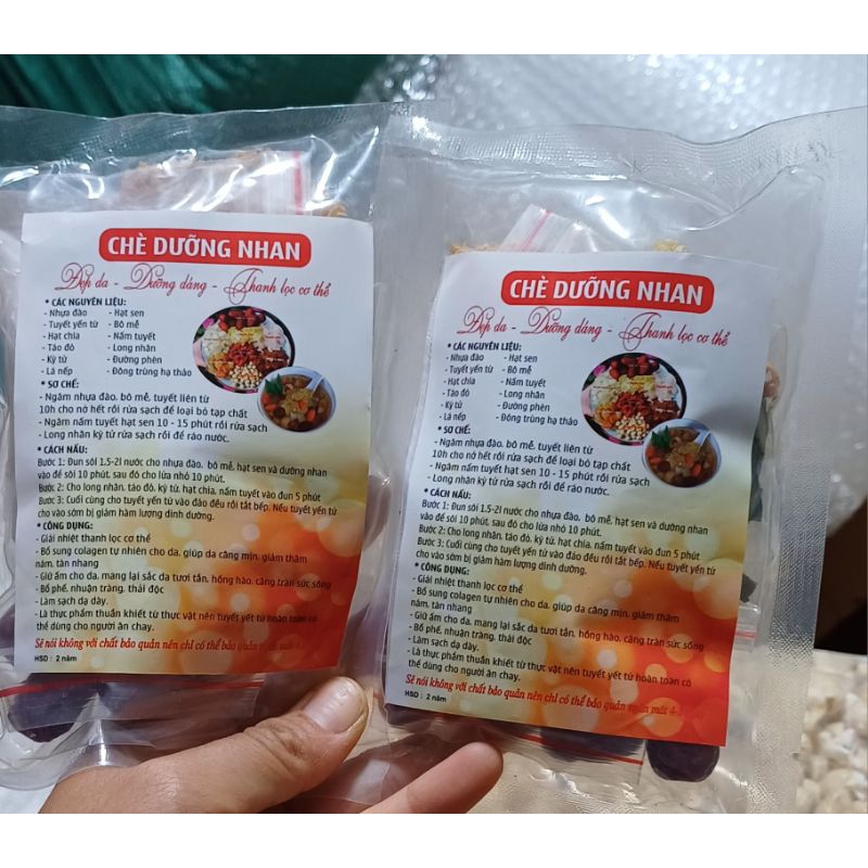 Sét nguyên liệu nấu chè dưỡng nhan -12 vị