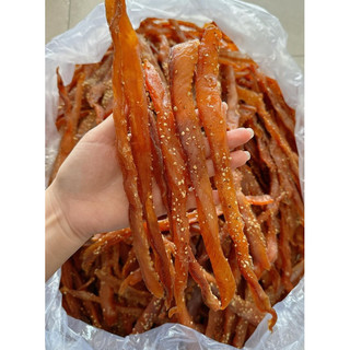 500Gram khô cá lóc sợi ướp tiêu hương vị thơm ngon lạ miệng đến từ quê hương cà mau.
