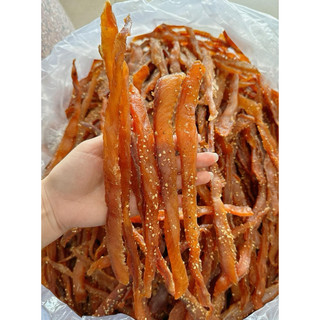500Gram khô cá lóc sợi ướp tiêu hương vị thơm ngon lạ miệng đến từ quê hương cà mau.
