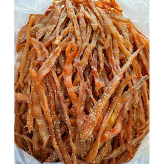 500Gram khô cá lóc sợi ướp tiêu hương vị thơm ngon lạ miệng đến từ quê hương cà mau.