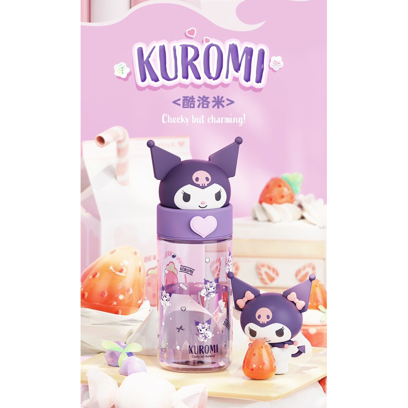 Bình nước Kuromi Tritan cao cấp 500ml | Shopee Việt Nam