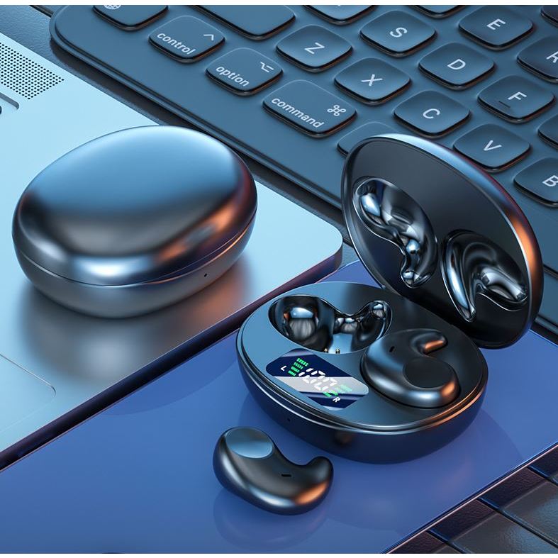 Tai Nghe Bluetooth 5.4 M52 Cảm Ứng Chạm Nằm Ngủ Không Cấn, Độ Trể Thấp, Âm Thanh HiFi Bass Căng, Có Micro Đàm Thoại. | BigBuy360 - bigbuy360.vn