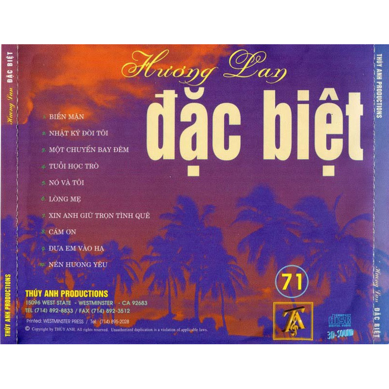 Băng Cassette Hương Lan Đặc Biệt