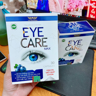 Viên uống bổ mắt Eye Care Max giúp cải thiện thị lực cho mắt, hỗ trợ giảm nhức, mỏi mắt khô mắt, hạn chế lão hóa mắt