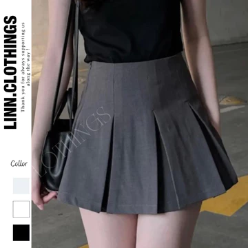 Chân Váy Ngắn Xếp Li To Dáng Xoè Cap Cao Hack Dáng , Chân Váy Nữ Tennis Bản Ly To Phong Cách Hàn Quốc 0024