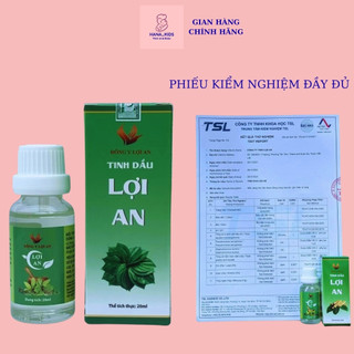 Tinh Dầu Lợi An - Chính hãng, khò khè, sổ mũi, nghẹt mũi, an toàn cho bé, date mới