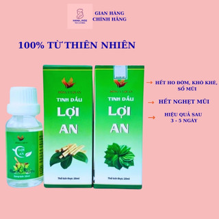 Tinh Dầu Lợi An - Chính hãng, khò khè, sổ mũi, nghẹt mũi, an toàn cho bé, date mới