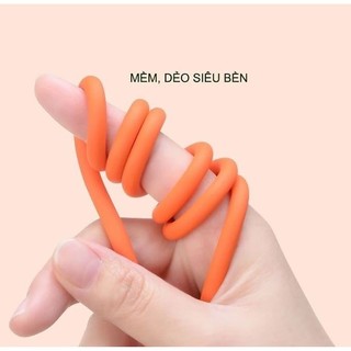 Cáp Sạc Nhanh 3 Trong 1 6A Cổng Type C Bằng Silicone Và Hợp Kim Kẽm- Linkeetech