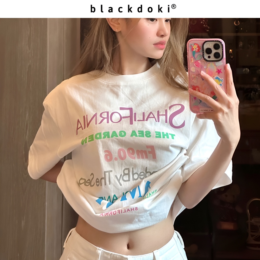 Áo thun BLACKDOKI-Shalifornia , áo phông basic hiện đại cá tính chất cotton dày dặn oversize nam nữ