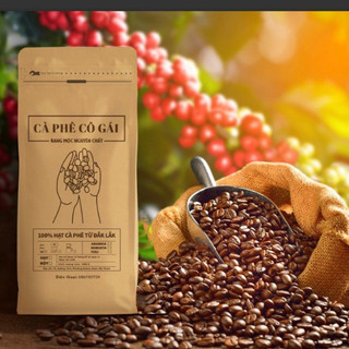 1kg Cà phê Dak lak Hàng Robusta rang bơ ,Robusta rang mộc