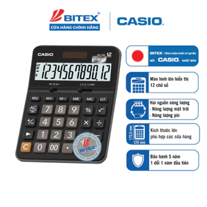 Máy Tính Casio DX-12B Màn Hình Lớn - Tích Hợp Phím Tính Lãi MU, GT Cho Thu Ngân, Chủ Shop