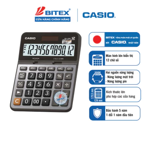 Máy Tính Để Bàn Casio DX-120B (12 Số) Chính Hãng - Chuyên Dụng Cho Kế Toán, Dân Văn Phòng
