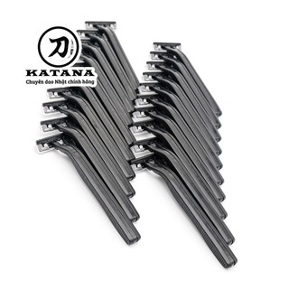 Dao cạo râu cao cấp Nhật LUF-20P bộ 20 chiếc (màu đen)