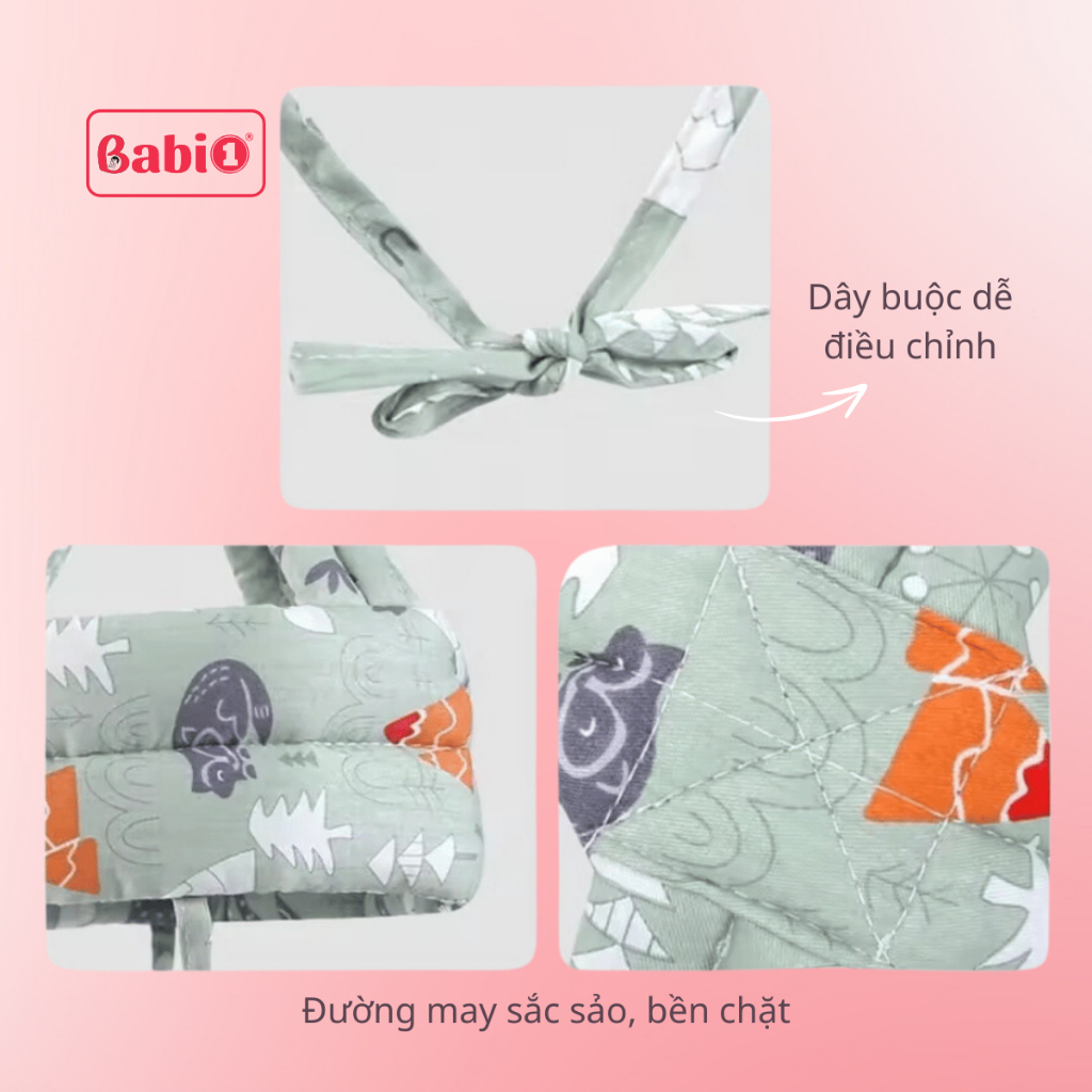 Mũ Bảo Hộ Cho Bé BABIONE Nón Bảo Hiểm Tùy Chỉnh Cỡ Cho Bé Từ Tập Đi Đến 6 Tuổi