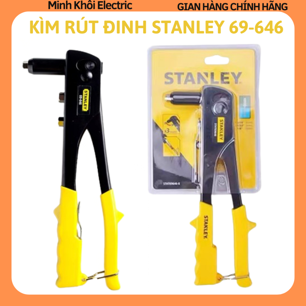 Kìm rút đinh Stanley 69-646,kìm rút rive,kìm bấm đinh,kìm bấm đinh rive ...