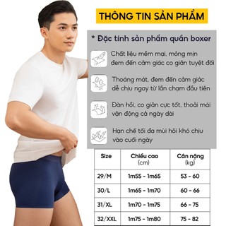 [T7_ĐỒNG GIÁ 249K] Combo 3 Quần Sịp Đùi Nam Boxer Ngẫu Nhiên Quần Lót Nam Biluxury Thoáng Khí (Không hỗ trợ đổi hàng)