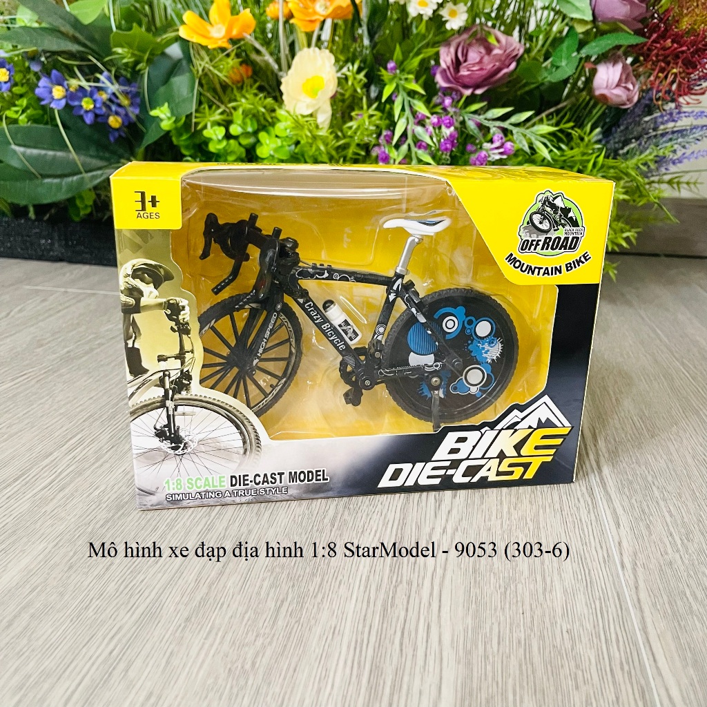 Mô hình xe đạp địa hình 1:8 StarModel - 9053 (303-6) (hộp) | Shopee ...