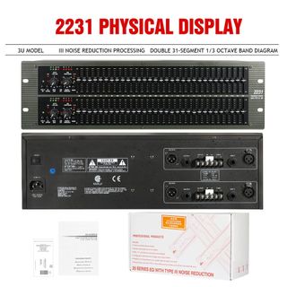 Lọc Equalizer DBX 231, Chất Âm Sạch, Low Cut Chống Ù, Cắt Hú Được Micro, Tinh Chỉnh Âm Sắc Cho Nhạc.