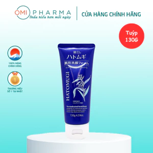 Sữa Rửa Mặt Ngừa Mụn, Dưỡng Ẩm Và Làm Sáng Da Reihaku Hatomugi Nhật Bản (130g)