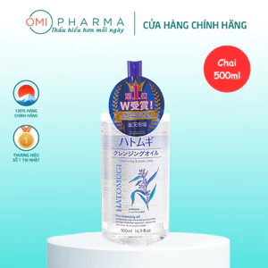 Nước Tẩy Trang, Dầu Tẩy Trang Dưỡng Ẩm Và Làm Sáng Da Reihaku Hatomugi Ý Dĩ Nhật Bản (500ml)