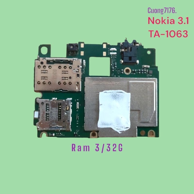 Main Nokia 3.1 (TA-1063) Nguyên Bản Lắp Dùng (Không Bị Mật Khẩu Màn ...