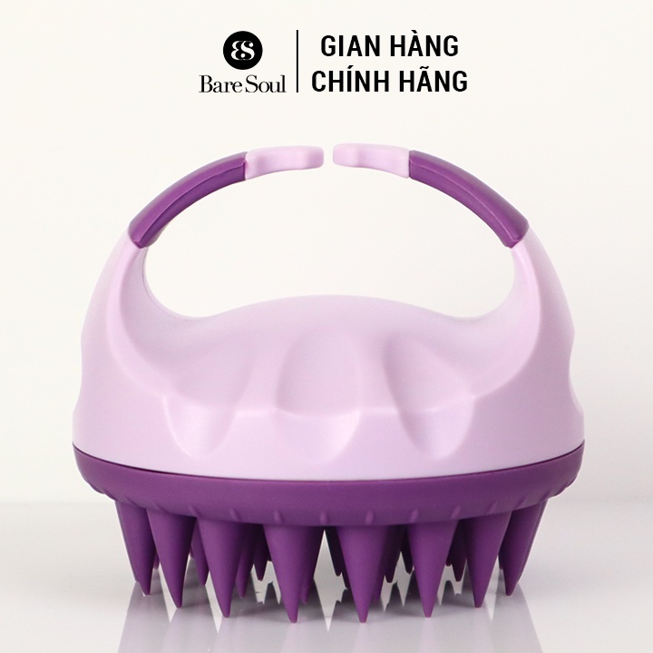 Ảnh [ Livestream ] Lược Gội Đầu Cao Cấp Silicone BareSoul Massage Đầu Giảm Stress, Ngừa Rụng Tóc 1
