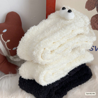 Tất Có Tay Nam Châm Vớ Đôi Cute Nam Nữ Độc Lạ Đen Trắng Cổ Cao Timo T64