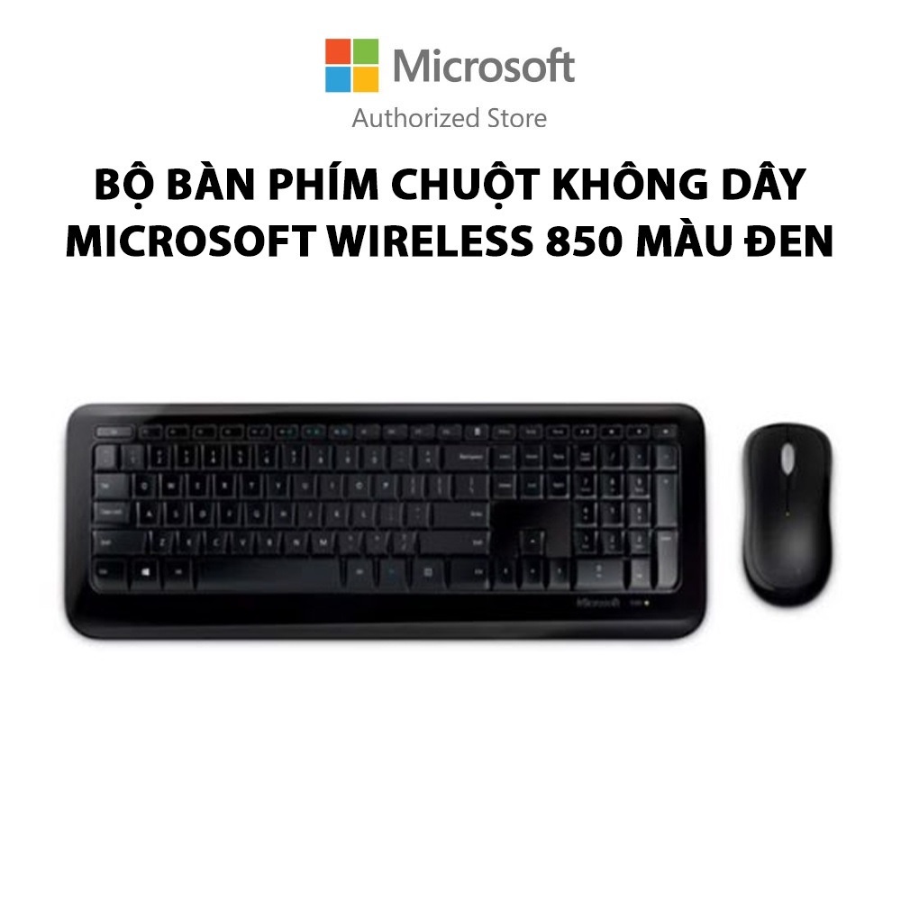 Bộ bàn phím chuột không dây Microsoft Wireless 850