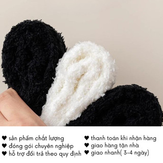 Tất Có Tay Nam Châm Vớ Đôi Cute Nam Nữ Độc Lạ Đen Trắng Cổ Cao Timo T64
