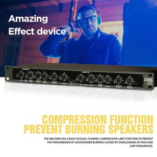 Lọc Xì Karaoke, Thiết Bị Chỉnh Âm Crossover Dbx-234xl ( Cắt Súp ) Xử Lý Tín Hiệu Tự Động, Cắt Tần Số Điện Tử, Bảo Vệ Loa