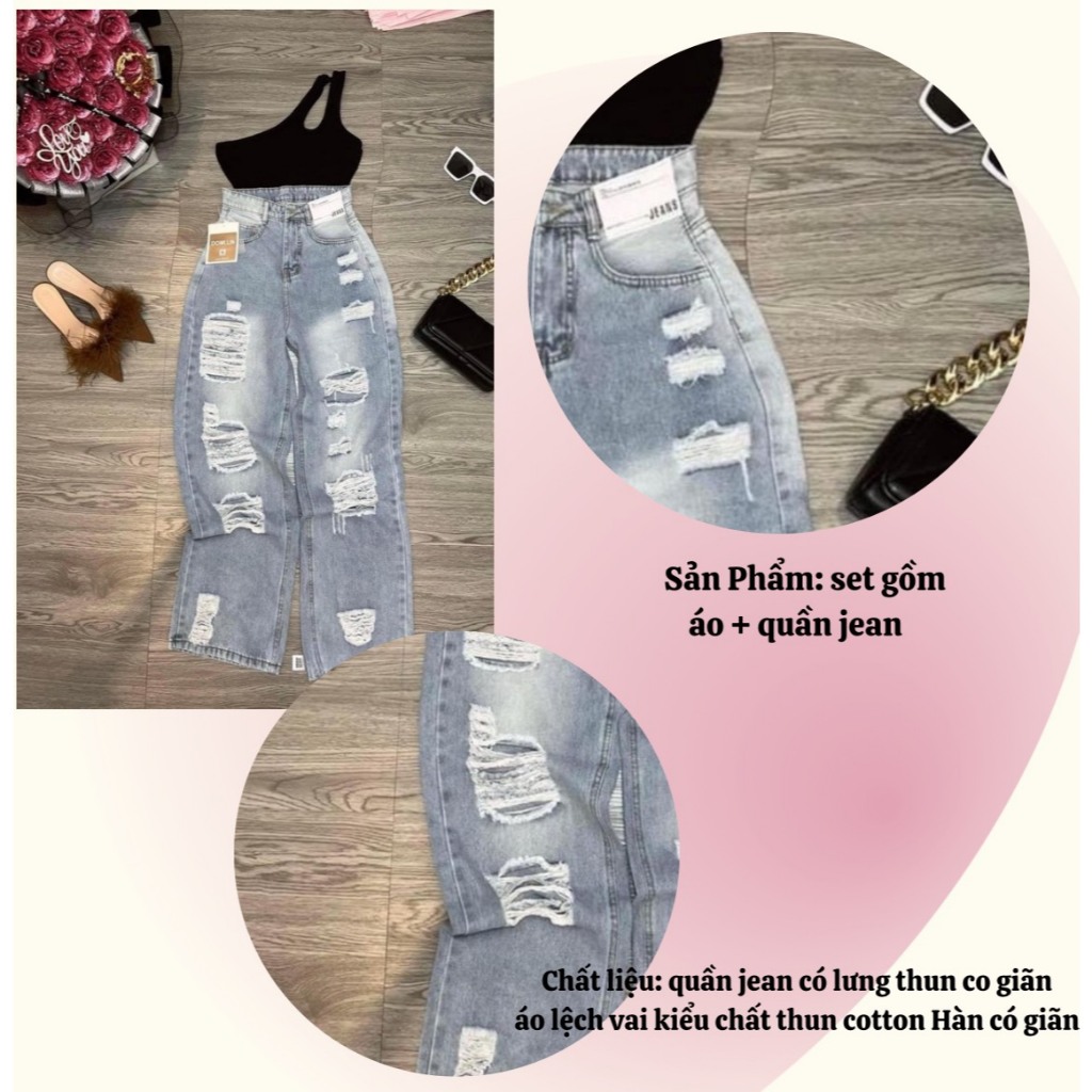 SALE SALE  quần jean dài rách cho bé và mẹ 3,4,5,6,7,8,9,10,12,13,14,15 tuổi