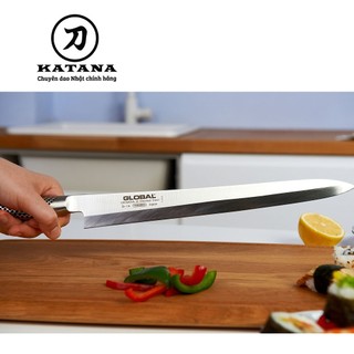 Dao bếp Nhật cao cấp Global G14R Sashimi - Dao Sashimi tay phải (300mm)