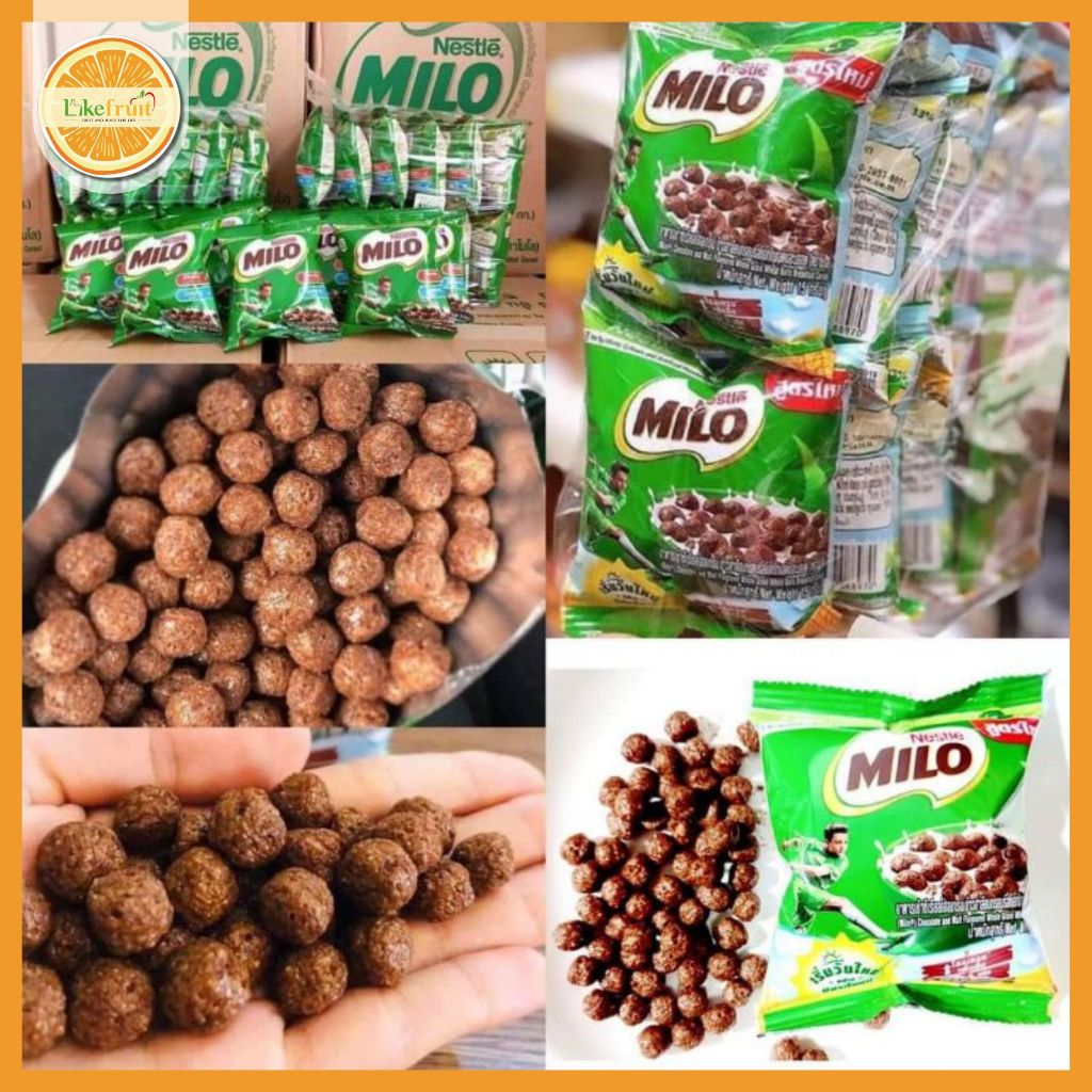 Bánh snack viên BIM MILO nhỏ xinh Thái Lan gói 15g | Shopee Việt Nam