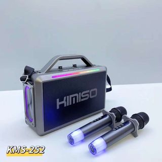 Loa Bluetooth Karaoke Kimiso 2 Micro Không Dây Cao Cấp, Đèn Led Theo Nhạc, Bắt Giọng, Lọc Âm, BH 12T
