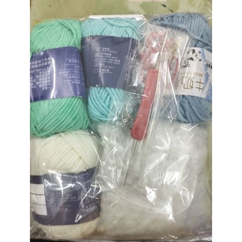 Set 9 món dành cho người mới bắt đầu học đan móc len - milk cotton-milk bò len đan móc áo, khăn, thú bông, túi xách,....