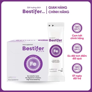 Bestifer - Sắt nước cho phụ nữ mang thai và cho con bú [hộp 24 gói]