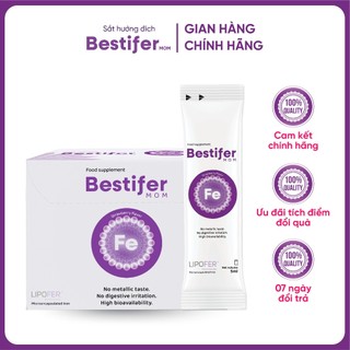 Bestifer - Sắt nước cho phụ nữ mang thai và cho con bú [hộp 24 gói]